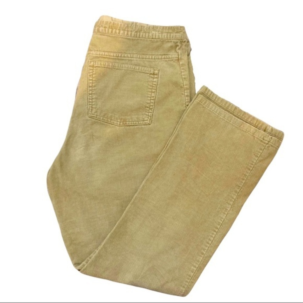 Maternity corduroy pants wide leg large tan trendy stretchy adjustable straight